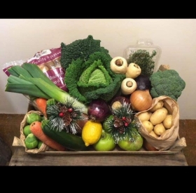 Christmas vegetable hamper